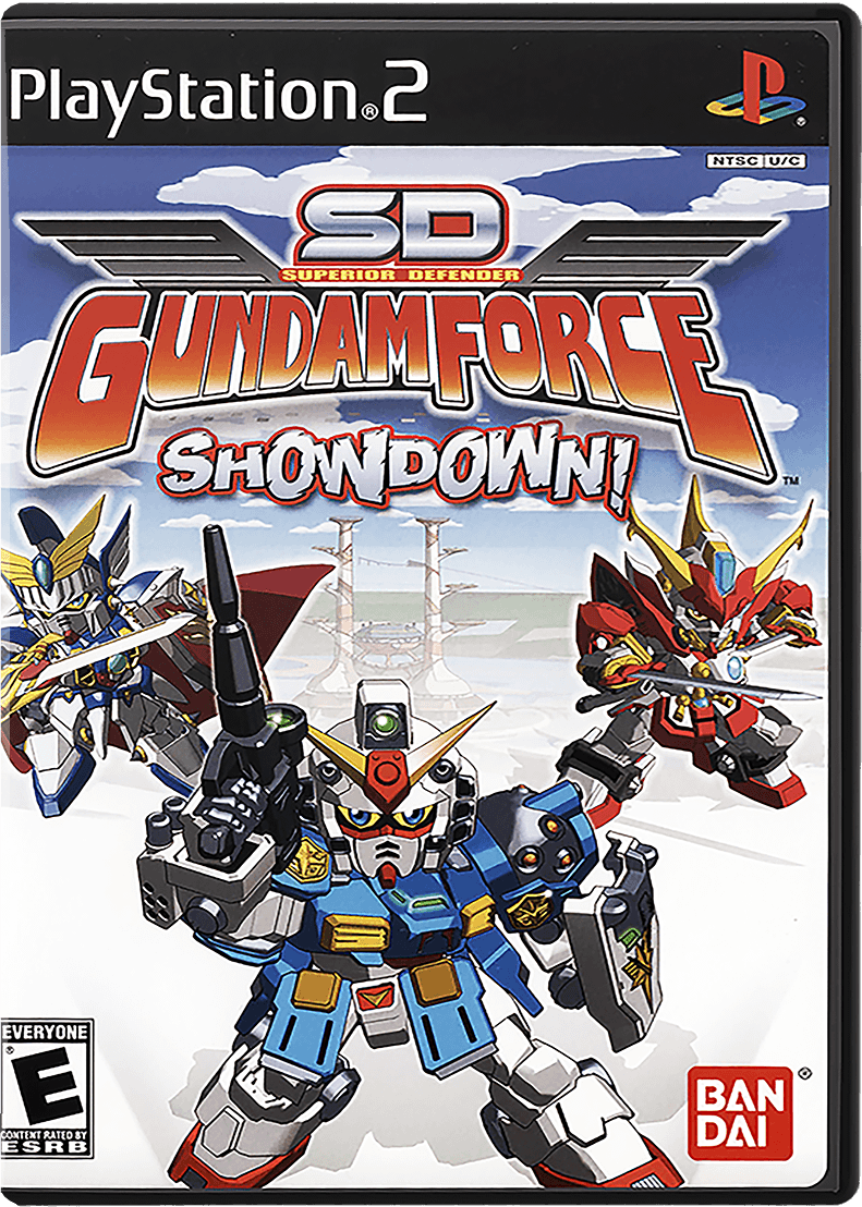 SD Gundam Force Showdown box art for Playstation 2